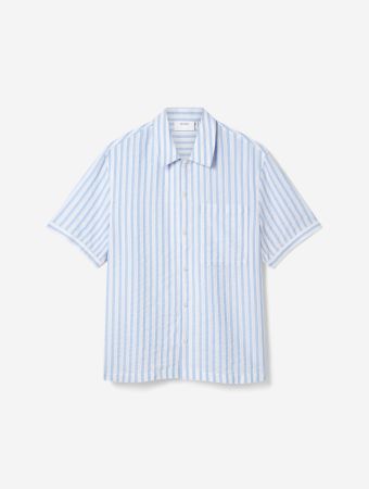 Axel Arigato Blue White Lido Striped Shirt