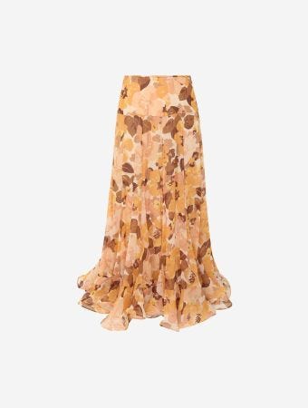 Zimmermann Balance Flutter Midi Skirt