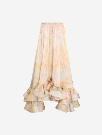 Zimmermann Balance Flounce Maxi Skirt