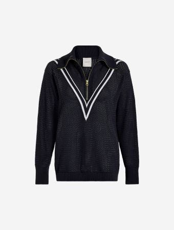 Varley Blue Nights Savannah Knit Top