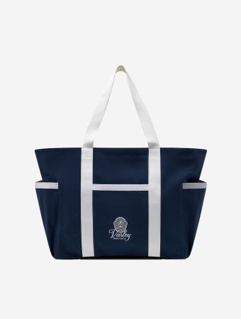 Varley Blue Nights White Fairhaven Large Club Tote Bag
