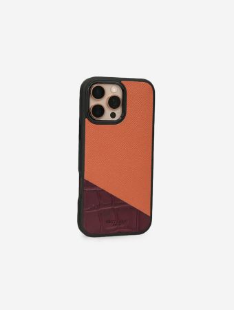 Fifty Karat Salmon With Maroon Iphone 16 Pro Max Case