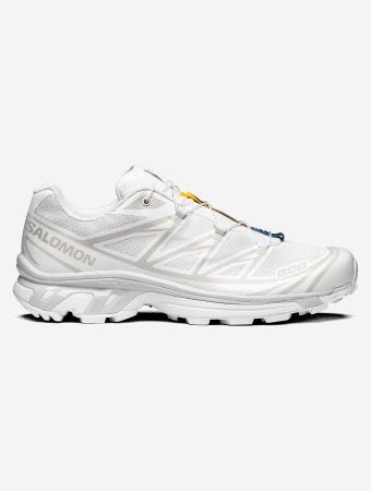 Salomon XT 6 White Lunar Rock Sneakers