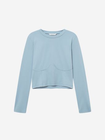 Rethinkit Studios Frozen Blue Curved Nice T Shirt