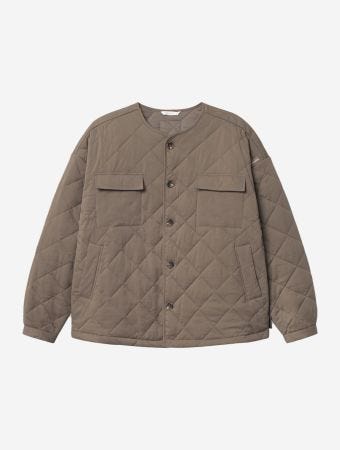 Rethinkit Studios Crocodile Brown Quilted Woody Jacket