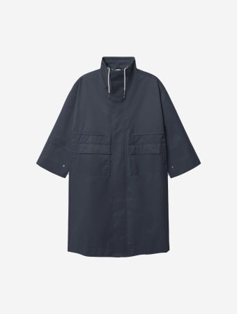 Rethinkit Studios Dark Navy Cloud Tech Coat