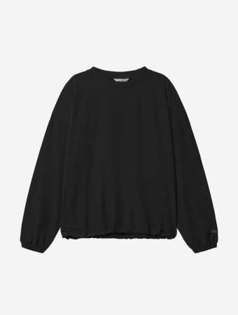 Rethinkit Studios Black Soft Woven Track Stroll Pullover