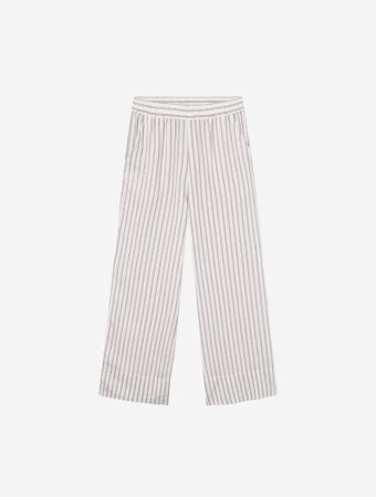 Rethinkit Studios Warm Grey Stripe Striped Pajama Pants