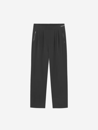 Rethinkit Studios Black Stroll Soft Woven Track Pants