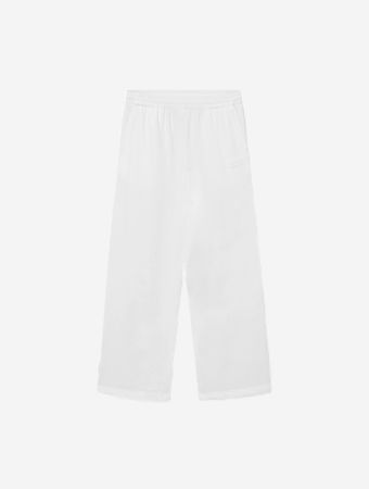 Rethinkit Studios White Wide Light Sweatpants