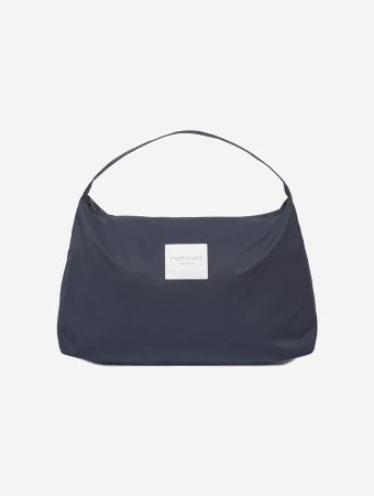 Rethinkit Studios Dark Navy Cloud Triangle Tote Bag
