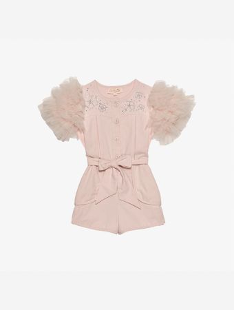 Tutu Du Monde Heavenly Pink Crystal Flower Onesie