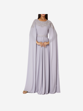 Eleganza La Mode Purple Maxi Dress
