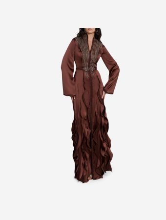 Selma Benomar Brown Kaftan