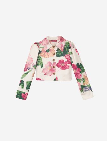 Bytimo Night Bloom Tailored Satin Jacket