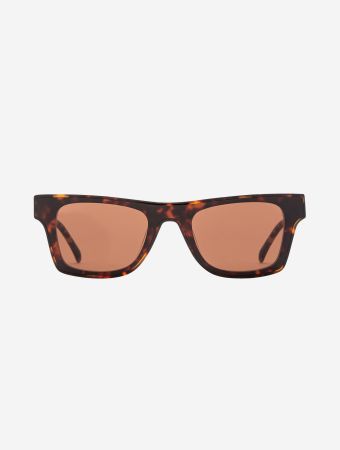 Karen Wazen Tortoise Harlow Square Sunglasses