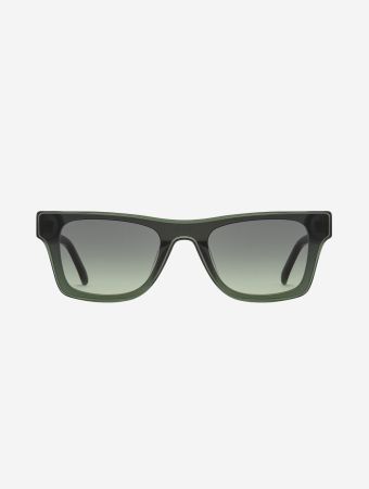 Karen Wazen Green Harlow Square Sunglasses