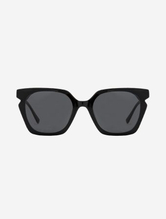 Karen Wazen Black Gaia Square Sunglasses