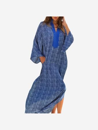Belyed Handcraft Blue Multi Salwa Dress