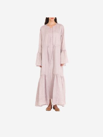 Purple Metallic Yara Kaftan