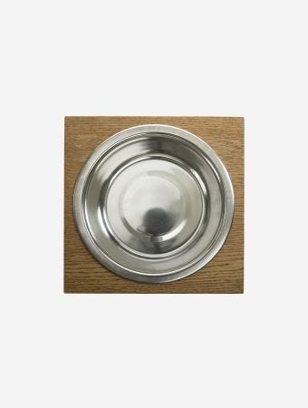 Mungo & Maud Oak Single Wooden Dog Bowl