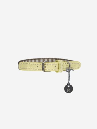 Mungo & Maud Chocolate Lemon Clara Collar Check