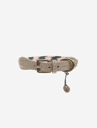 Mungo & Maud Dark Green Rose Rock Candy Rope Collar