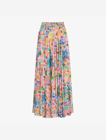 Whitehello Gaudi Barcelona Afternoon Gaudi Karl Skirt