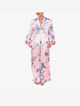 Whitehello Light White Blue Pool Time Light White Blue Celine Shirt