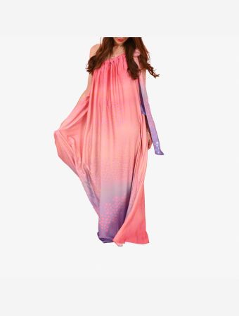 Whitehello Leo Gradient New York Night Gradient Oro Dress