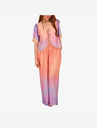 Whitehello Leo Gradient New York Night Gradient Rosita Shirt