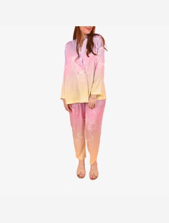 Whitehello Lilac Yellow Astro Jacky Jacket