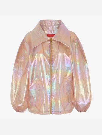 Whitehello Multi Iris Organza Bayt Jacket