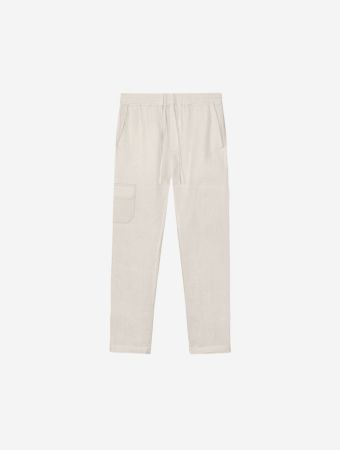 Zbox Studios Off White Vintage Utility Cargo Pants