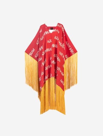 Wanni Fuga Red Yellow Signature Kaftan