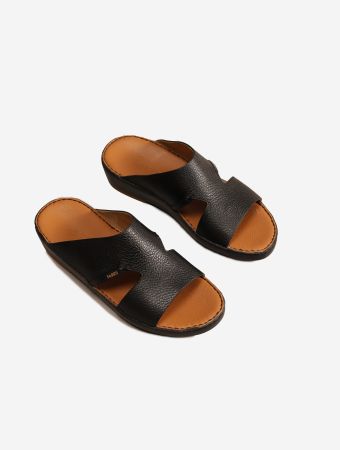 Fares Black Trotter Sandals