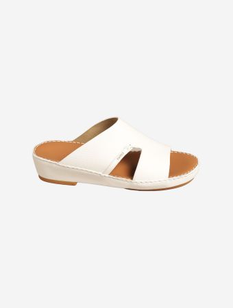 Fares White Trotter Sandals