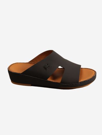 Fares Black Matt Men Sandals