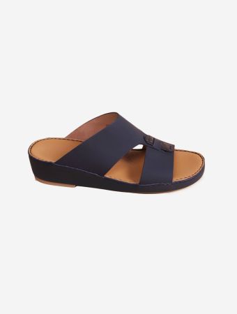 Prestige Black Centurion Matt Crocodile Touch Sandals