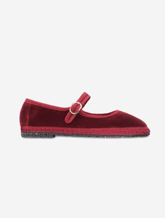 Flabelus Burgundy Lucrecia Mary Jane