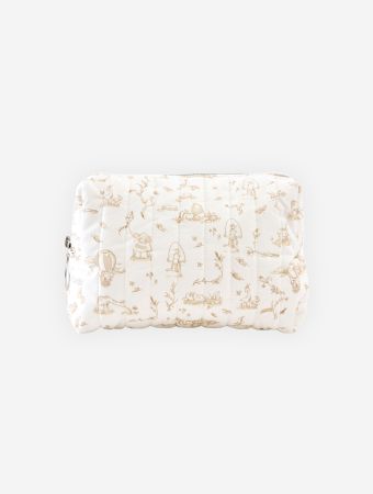 Atelier Babbi Beige Care Bag - Toile De Jouy