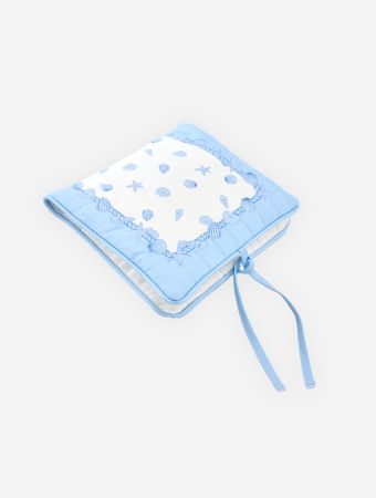 Atelier Babbi Blue Wet Wipes & Diaper Bag - Sea Shells