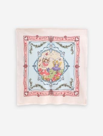 Atelier Babbi Multicolor Double Sided Blanket - Fairy Tale