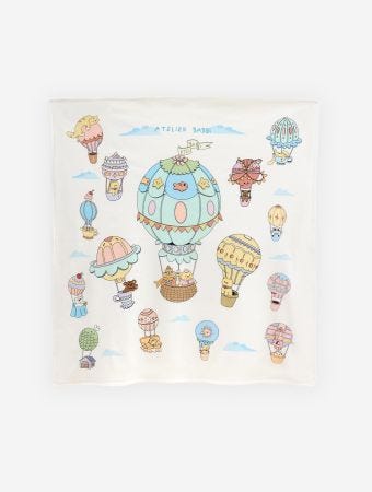 Atelier Babbi Multicolor Double Sided Blanket - Cappadocia