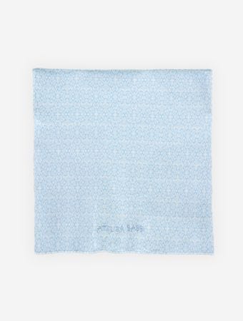 Atelier Babbi Blue Double Sided Blanket - Ikat