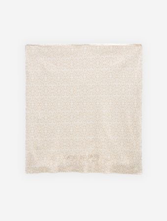 Atelier Babbi Beige Double Sided Blanket - Ikat