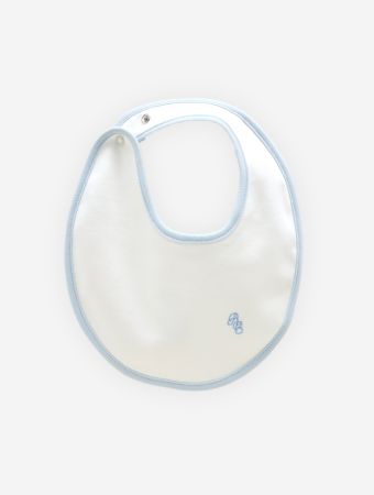 Atelier Babbi Blue Baby Bib - Sea Shells