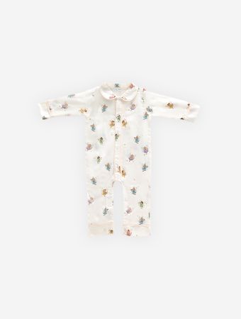 Atelier Babbi Multicolor Cotton Satin Jumpsuit - Fairy Tale