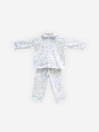 Atelier Babbi Blue Pyjama Set - Toile De Jouy