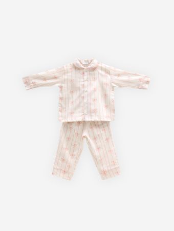 Atelier Babbi Pink Pyjama Set - Ribbon